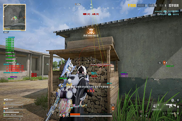辅助软件自动瞄准效果